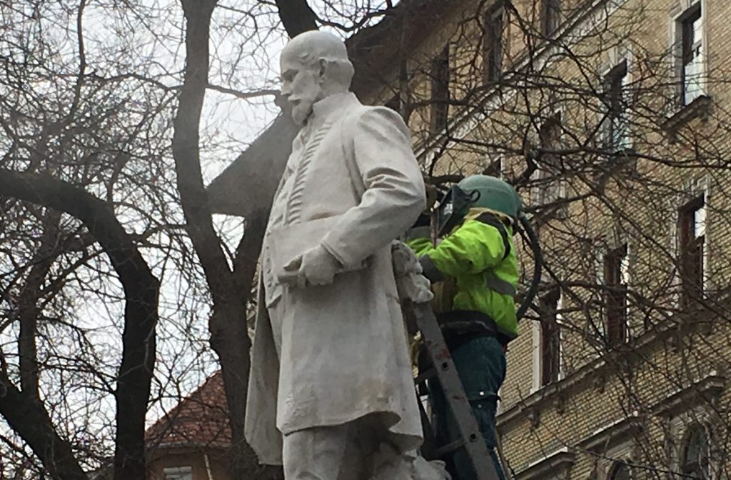 Semmelweis Monument in Budapest