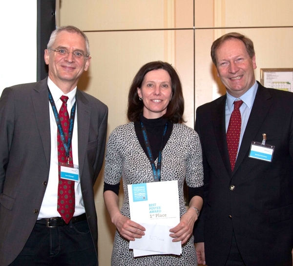 From left: Franz Allerberger, Astrid Mayr, Bernhard Küenburg – First CEE Conference on Hospital Hygiene and Patient Safety 2015